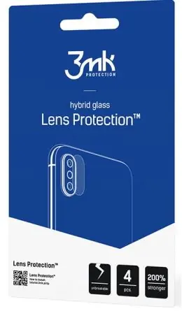 3mk Lens Hybridní sklo ochrana kamery pro Motorola Moto G72 (4ks)