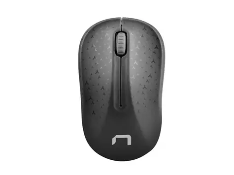 Natec Toucan černá / bezdrátová optická myš / 1600 DPI / 2.4Ghz / 3 tlačítka