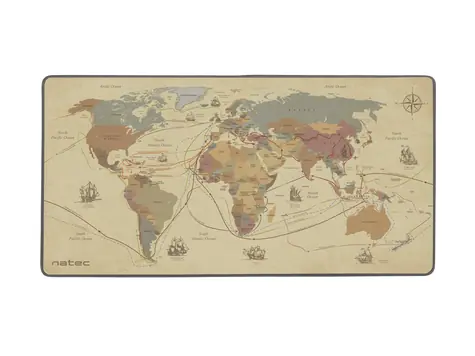 Natec Discoveries / podložka pod myš a klavesnici / rozměry 800 x 400 x 3 mm