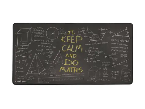 Natec Maths / podložka pod myš a klavesnici / rozměry 800 x 400 x 3 mm