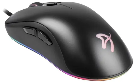 AROZZI FAVO2 Ultra Light černá / herní myš / optický senzor / USB / pro praváky / 16.000 dpi / 6 tlačítek / RGB