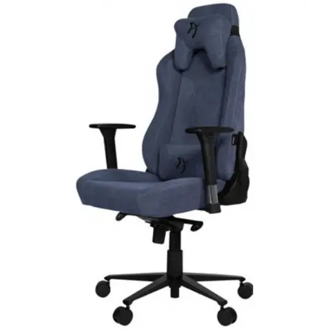 AROZZI VERNAZZA Soft Fabric modrá / herní židle / 134 - 143 cm / nosnost 145 kg / polyester