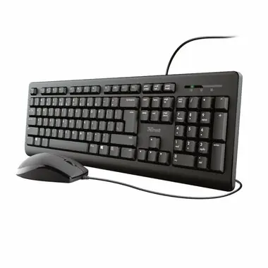 Rozbaleno - Trust Primo DE / klávesnice + myš / USB / DE / rozbaleno