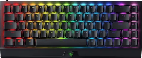 Razer BlackWidow V3 Mini HyperSpeed Yellow Switch Phantom Ed černá / Herní klávesnice / mechanická / BT / Razer  Yellow
