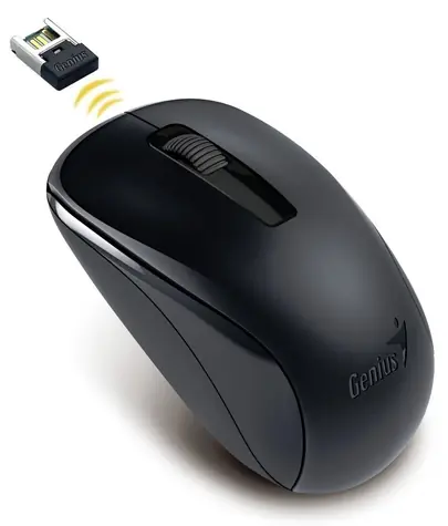 GENIUS NX-7005 Bezdrátová myš černá / 1200 dpi / Blue-Eye senzor / bezdrátová