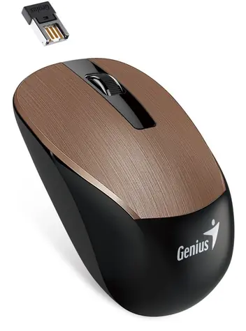GENIUS NX-7015 Bezdrátová myš měďěná / 1600 dpi / Blue-Eye senzor / bezdrátová