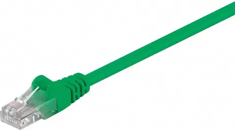 Goobay 68338 CAT 5e patch kabel U/UTP 0.5 m zelená