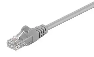 Goobay 68377 CAT 5e patch kabel U/UTP 5 m šedá