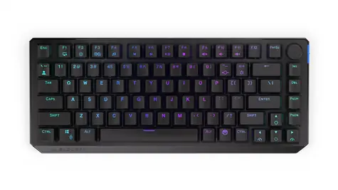 Endorfy Thock 75% Wireless Red černá / Bezdrátová Herní klávesnice / mechanická / Kailh Red / US layout / 1.8m