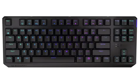 Endorfy Thock TKL Wireless Red černá / Bezdrátová Herní klávesnice / mechanická / Kailh Red / US layout / 1.8m