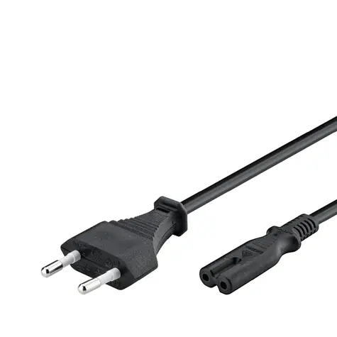 Goobay 50084 napájecí síťový kabel Euro zástrčka - IEC C7 1.5 m černá