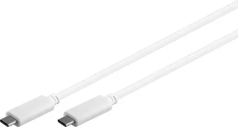 Goobay 67194 propojovací kabel USB-C 3.1 gen.1 M 1 m bílá