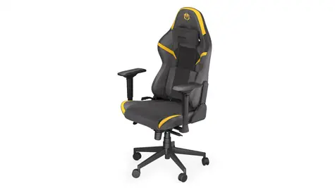 Endorfy Scrim černo-žlutá / Herní židle / syntetická kůže / nosnost 120 kg
