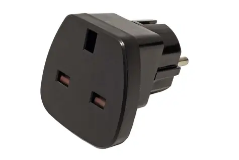 Goobay 94271 Cestovní adaptér z CEE 7/7 (CZ & FR & DE) na UK