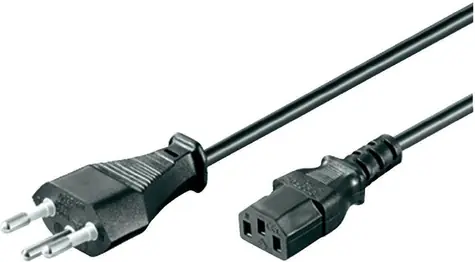 Goobay 93617 IEC propojovací kabel 2 m černá