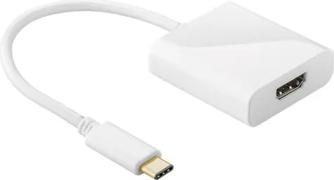 Goobay 66259 adaptér USB-C na HDMI bílá