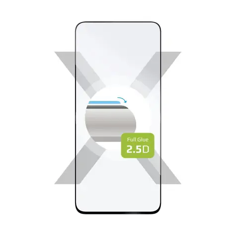 FIXED Full-Cover Ochranné tvrzené sklo pro Xiaomi Redmi Note 12 5G černá / lepení přes celý displej