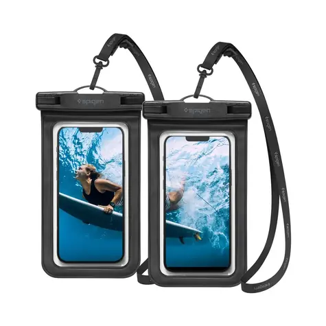 Spigen Aqua Shield A601 voděodolné pouzdro 2 ks černá / outdoorové