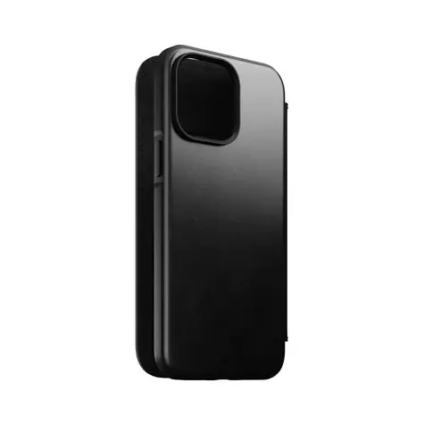 Nomad MagSafe Folio kožené pouzdro pro Apple iPhone 14 Pro Max černá