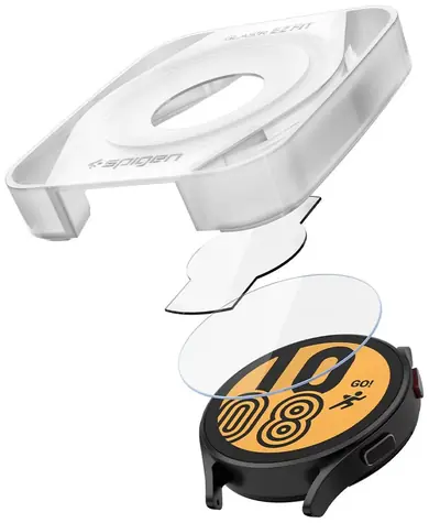 Spigen Glass EZ Fit ochranné sklo pro Samsung Galaxy Watch 5 & 4 44mm / 2ks