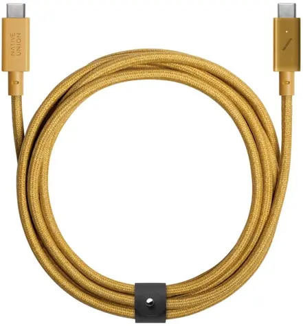 Native Union Belt Cable Pro USB-C - Lighning 2.4m oranžová