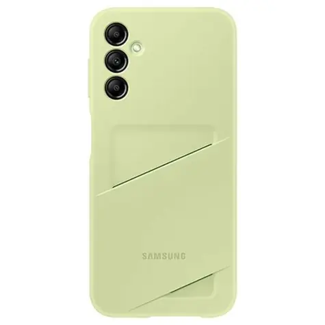 SAMSUNG Card Slot Case pouzdro pro Samsung Galaxy A14 zelená / zadní kryt / prostor pro kreditní kartu / doprodej