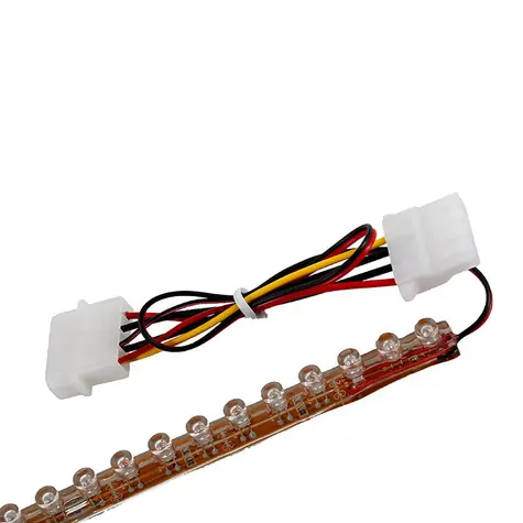 Lamptron FlexLight Standard červená / LED Pásek / 60 LED / 600mm / Molex