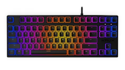 KRUX Atax PRO RGB Pudding Outemu Black černá / Mechanická klávesnice / Outemu Black / RGB / US layout