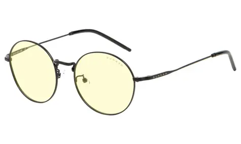GUNNAR kancelářske/herní brýle ELLIPSE ONYX - jantárová skla / BLF 65 / GUNNAR focus