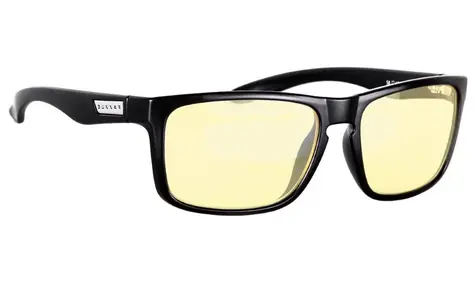 GUNNAR kancelářske/herní brýle INTERCEPT ONYX - jantárová skla / BLF 65 / GUNNAR focus