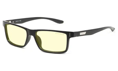 GUNNAR kancelářske/herní brýle VERTEX ONYX - jantárová skla / BLF 65 / NATURAL focus