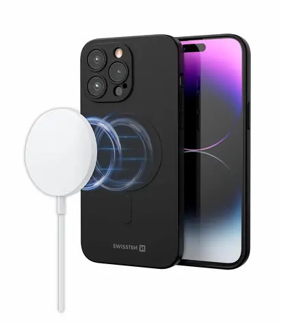 SWISSTEN SOFT JOY MagStick Pouzdro pro Apple iPhone 13 PRO černá