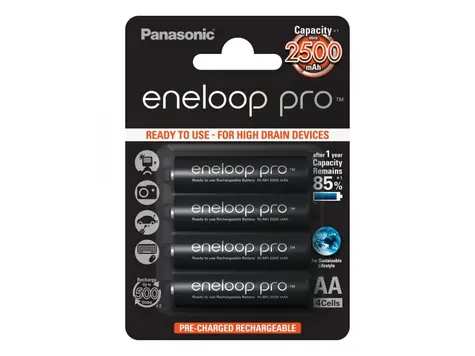 Panasonic Eneloop Pro N  Nabíjecí baterie  AA 2500 mAh / Ni-MH / 4ks / blistr