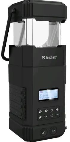 Sandberg Survivor Lantern All-in1 / powerbanka / svítilna / BT reproduktor / rádio 10000mAh
