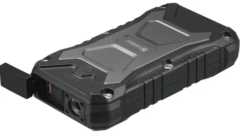 Sandberg Survivor Powerbank 20000mAh černá / PD 30W / IP66 / 2x USB-C / 2x USB-C / bezdrátová nabiječka