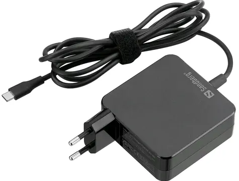 Sandberg USB-C AC Charger PD65W / 65W / 3A / EU / 2 m