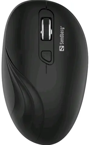 Sandberg Wireless Mouse černá / bezdrátová myš / 1600dpi / optická / 4 tlačítka / 2.4 GHz