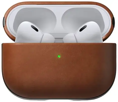 Nomad kožené poudro pro Apple AirPods Pro 2 hnědá