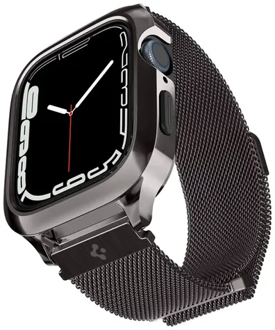 Spigen Metal Fit Pro řemínek pro Apple Watch 8/7 45mm černá