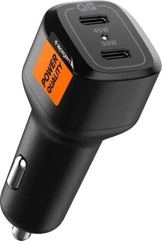 Spigen ArcStation PC2200 / nabíječka do auta / 2x USB-C 