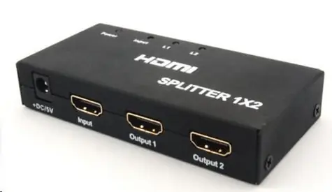 PremiumCord HDMI Splitter / 1x vstup / 2x výstup / 4K / Full HD / 3D