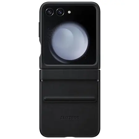 SAMSUNG Flap ECO-Leather Case kožený zadní kryt pro Samsung Galaxy Z Flip5 černá