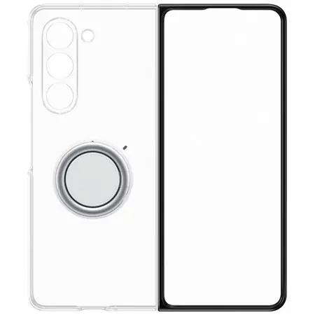 SAMSUNG Clear Gadget Case Ochranný kryt s odnímatelným úchytem pro Samsung Galaxy Z Fold5 transparentní