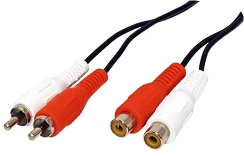 OEM Kabel prodlužovací 2x cinch(M) - 2x cinch(F) 10 m