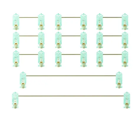 Akko Šroubovací stabilizátor - mint / velikosti: 9x 2u | 1x 6.25u | 1x 7u