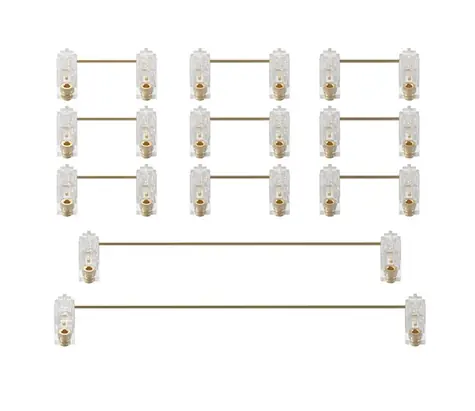 Akko Šroubovací stabilizátor - bílá / velikost: 9x 2u | 1x 6.25u | 1x 7u 