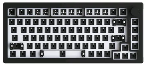 Akko 5075S RGB Barebone - černá / Tělo klávesnice / RGB / formát 75% / ANSI