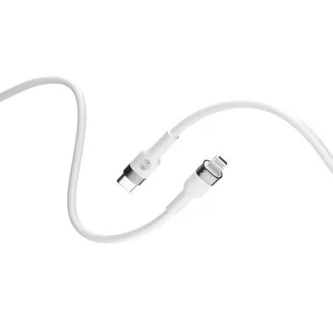 Forever Flexible kabel USB-C (M) - Lightning (M) 1 m bílá / 20W