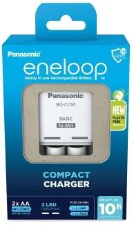 Panasonic K-KJ50MCD20E Eneloop nabíječka + 2x AA 2000 mAh / Ni-MH / 2ks