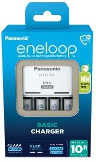 Panasonic K-KJ51MCD04E Eneloop Basic nabíječka + 4x AAA 800 mAh / Ni-MH / 4ks
